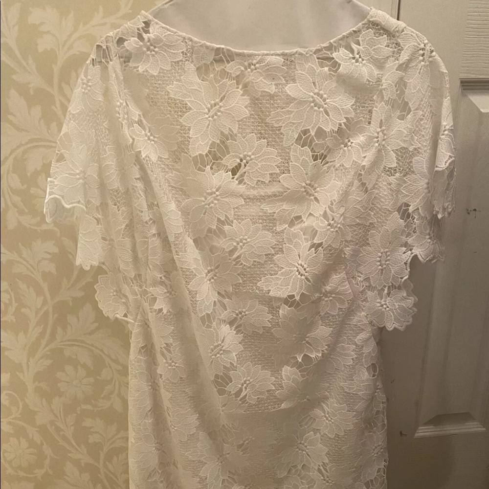 LAUREN RALPH LAUREN Women's Floral Lace Cocktail Sheath Dress Size 8